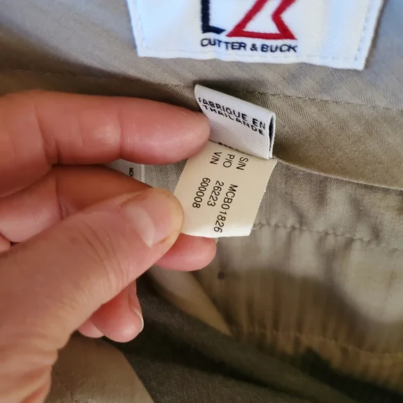 Cutter & Buck Men's Shorts Golf Pockets Front Pleated Sz 36 Classiccore Preppy - Picture 8 of 12